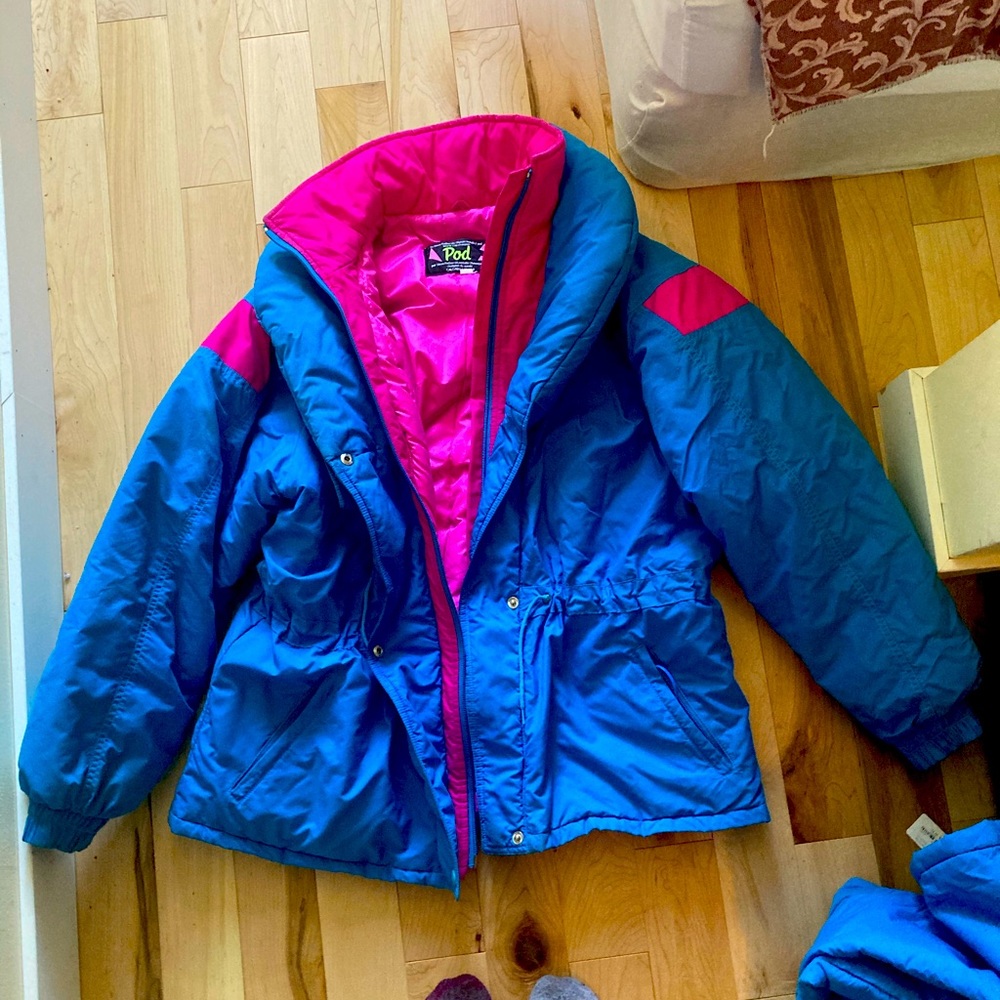 Retro ski jacket and pants